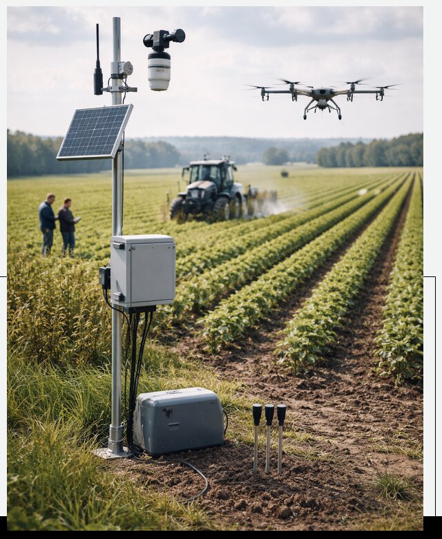 Разработка IoT мониторинга полей в Нижнем Тагиле от 8848 р. | АвикейНжн